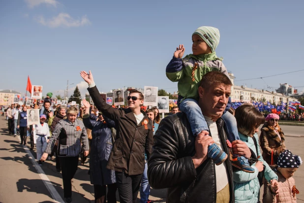 День Победы в Барнауле. 9 мая, 2016 год.