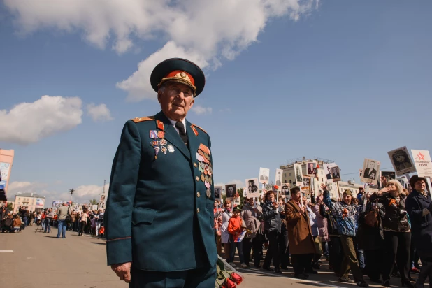 День Победы в Барнауле. 9 мая, 2016 год.