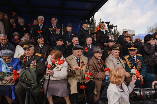 День Победы в Барнауле. 9 мая, 2016 год.