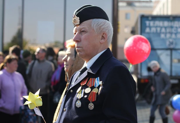 День Победы в Барнауле. 9 мая 2016 года.