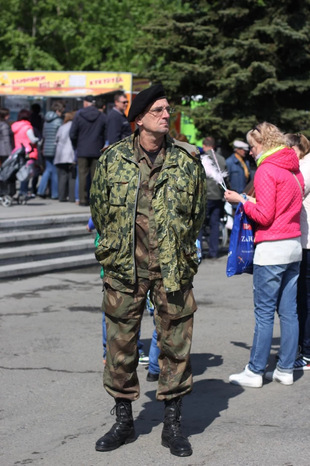 День Победы в Барнауле. 9 мая 2016 года.