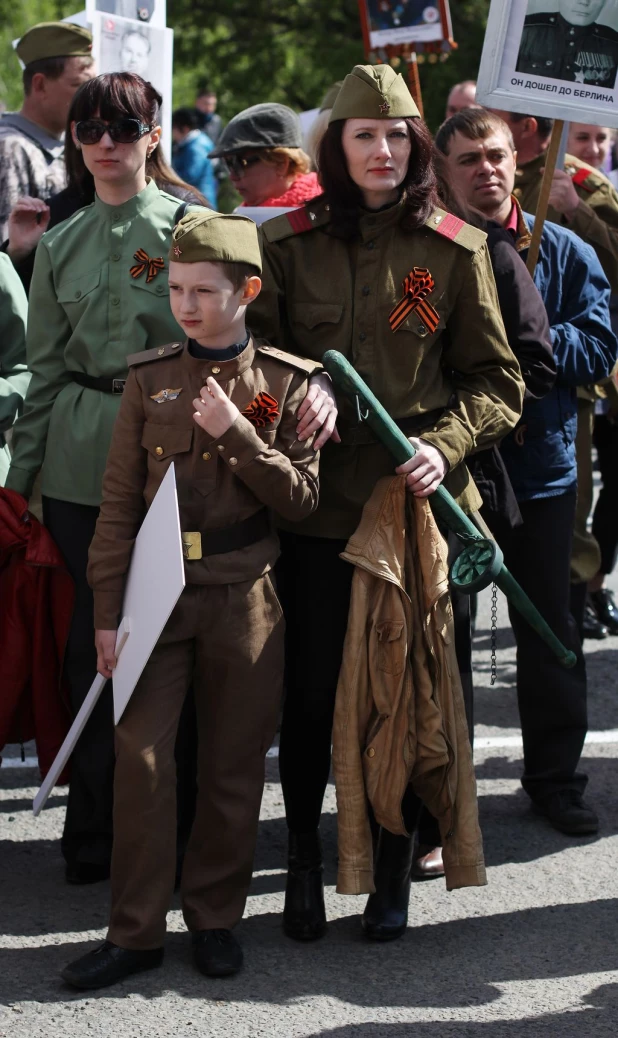 День Победы в Барнауле. 9 мая 2016 года.