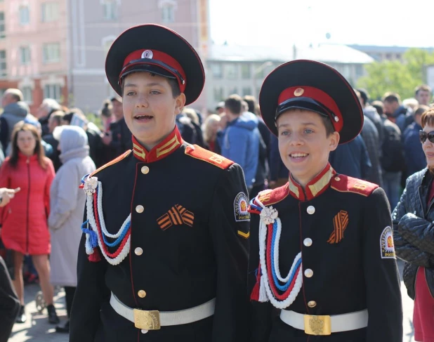 День Победы в Барнауле. 9 мая 2016 года.