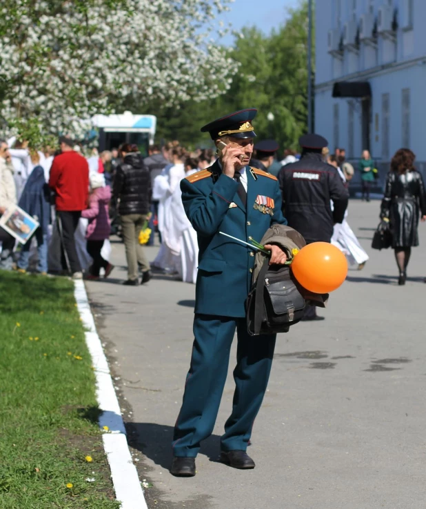 День Победы в Барнауле. 9 мая 2016 года.