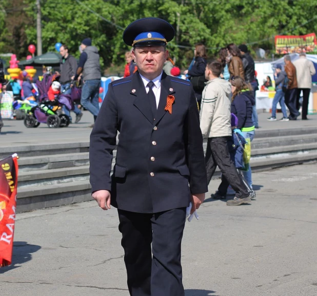 День Победы в Барнауле. 9 мая 2016 года.