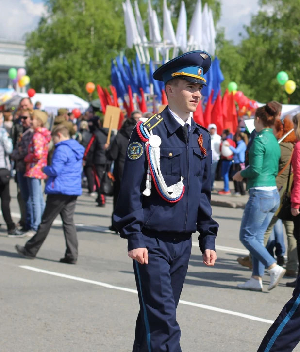 День Победы в Барнауле. 9 мая 2016 года.