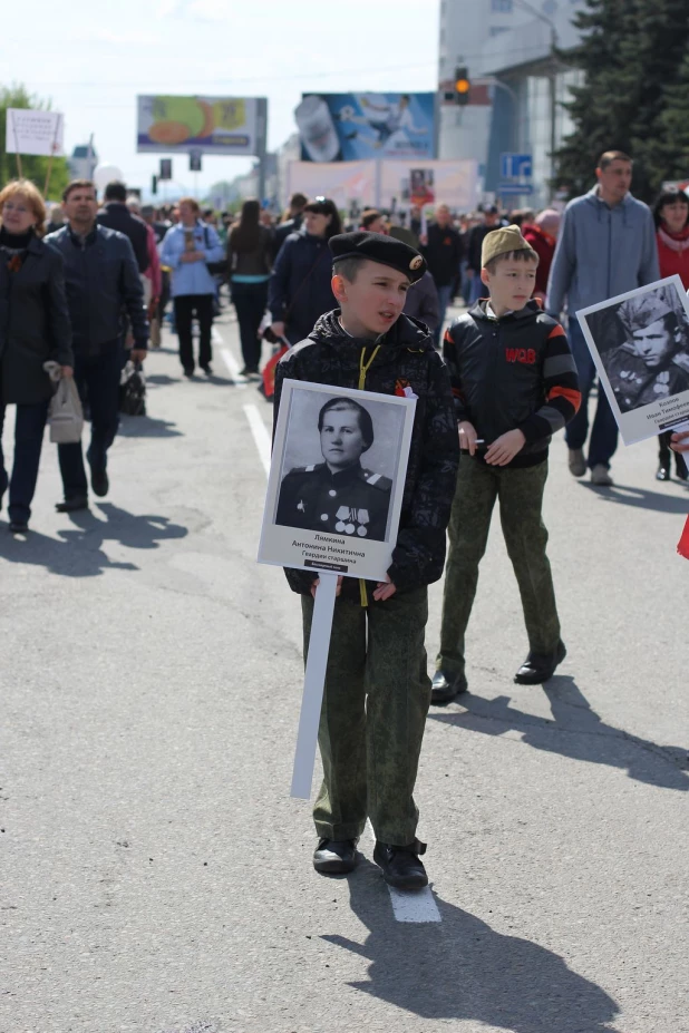 День Победы в Барнауле. 9 мая 2016 года.