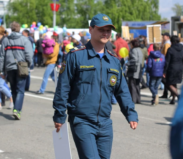 День Победы в Барнауле. 9 мая 2016 года.