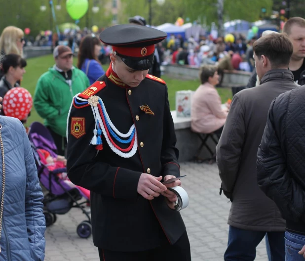 День Победы в Барнауле. 9 мая 2016 года.