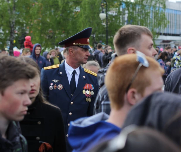 День Победы в Барнауле. 9 мая 2016 года.