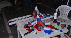 В Барнауле заработала фан-зона ЧМ по хоккею.