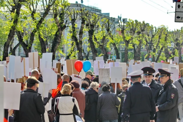 День Победы в Барнауле. 9 мая 2016 года.