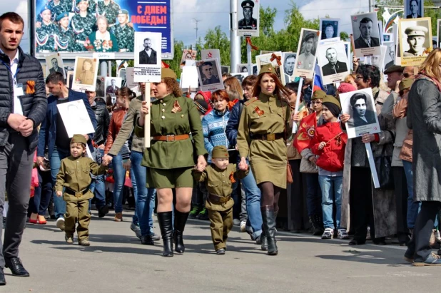 День Победы в Барнауле. 9 мая 2016 года.