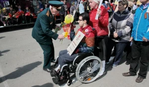 День Победы в Барнауле. 9 мая 2016 года.