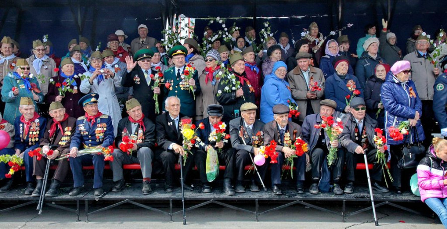 День Победы в Барнауле. 9 мая 2016 года.