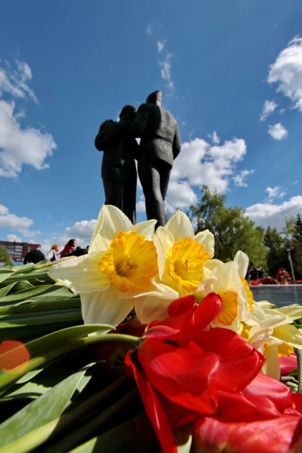 День Победы в Барнауле. 9 мая 2016 года.