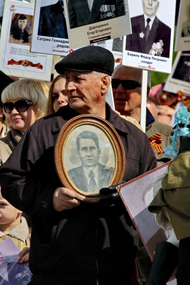 День Победы в Барнауле. 9 мая 2016 года.