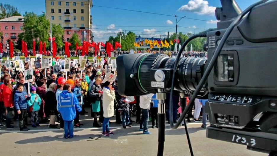 День Победы в Барнауле. 9 мая 2016 года.