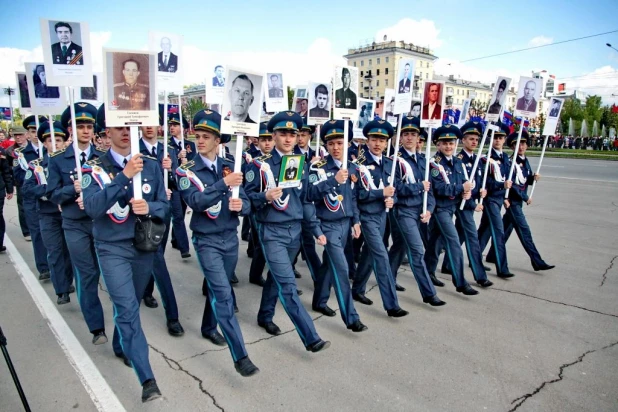 День Победы в Барнауле. 9 мая 2016 года.