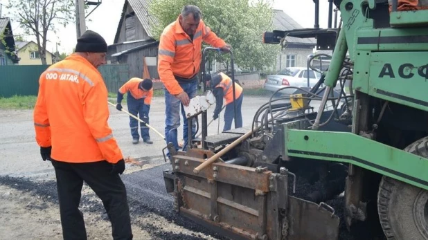 Ремонт улиц в Железнодорожном районе.