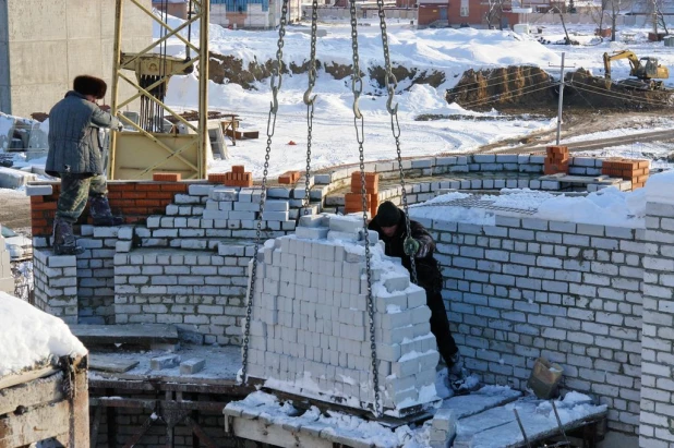 Долгое строительство Александро-Невского храма в Барнауле.