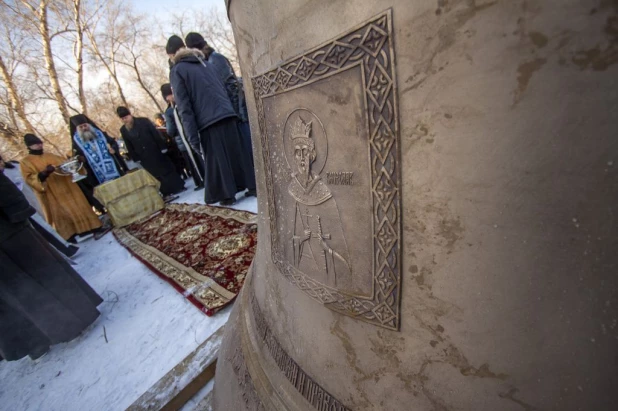 Долгое строительство Александро-Невского храма в Барнауле.