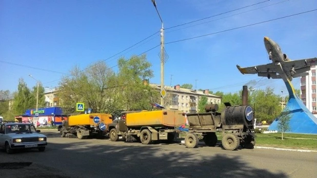 Ремонт дорог в Новосиликатном.