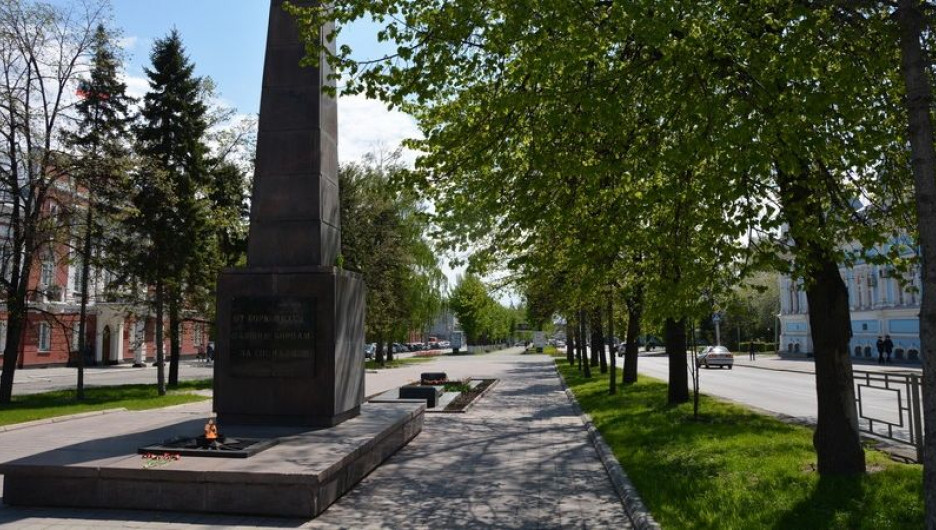 В Барнауле погаснет Вечный огонь на проспекте Ленина из-за скоротечного ремонта
