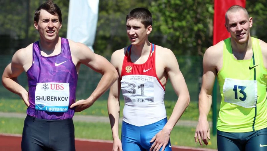 Сергей Шубенков выступил на соревнованиях в Барнауле.