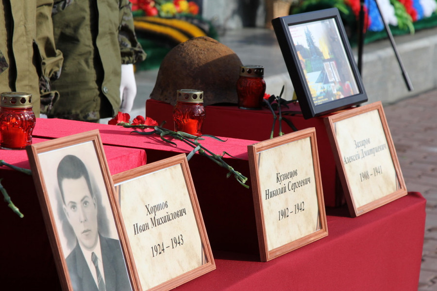 Увековечена память еще троих солдат ВОВ.