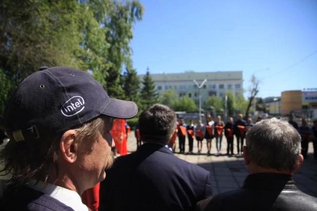 Приём детей в пионеры. Барнаул, 19 мая 2016 года.