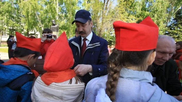 Приём детей в пионеры. Барнаул, 19 мая 2016 года.