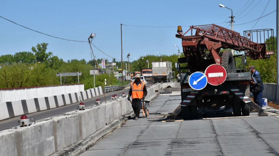 Дорожный ремонт в Смоленском районе.
