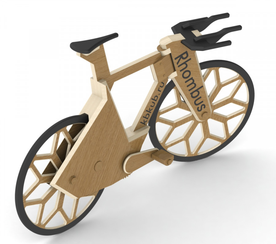 Проект деревянного велосипеда. Автор: Александр Таранов