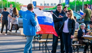 Барнаульская  фан-зона ЧМ по хоккею.