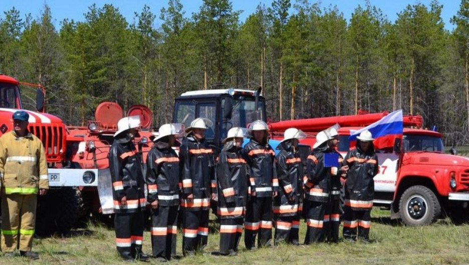Межгосударственные учения пожарных Казахстана и Алтайского края.
