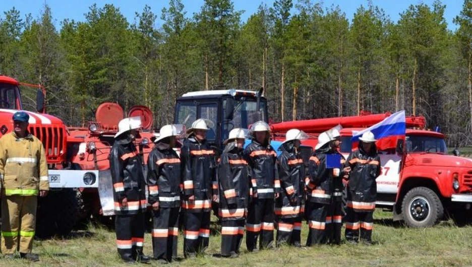 Межгосударственные учения пожарных Казахстана и Алтайского края.