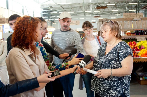 В Барнауле открылась "Эко-Ярмарки ВДНХ".