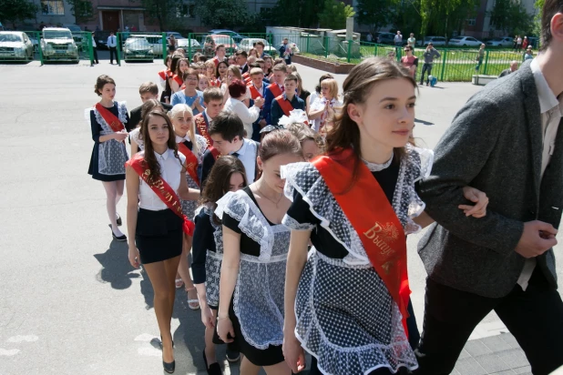 Последний звонок в 22-й школе. 25 мая 2016 года.