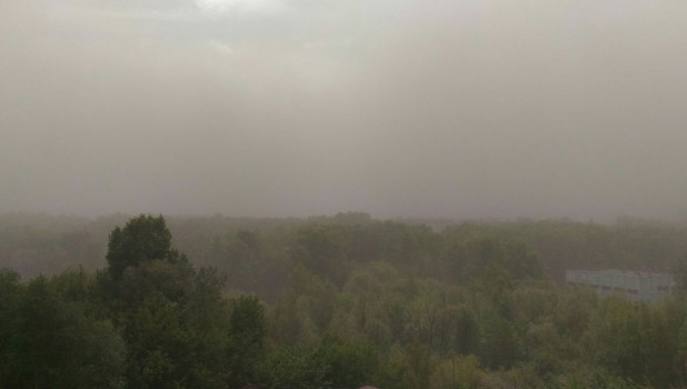 Буря в Барнауле.
