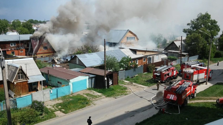 Пожар на 5-й Западной.