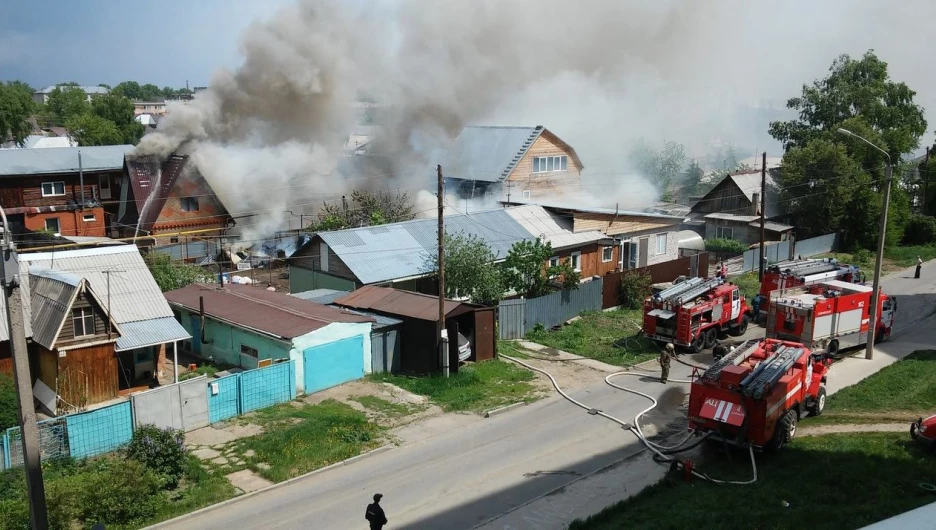 Пожар на 5-й Западной.