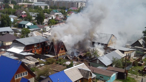 Пожар на 5-й Западной.