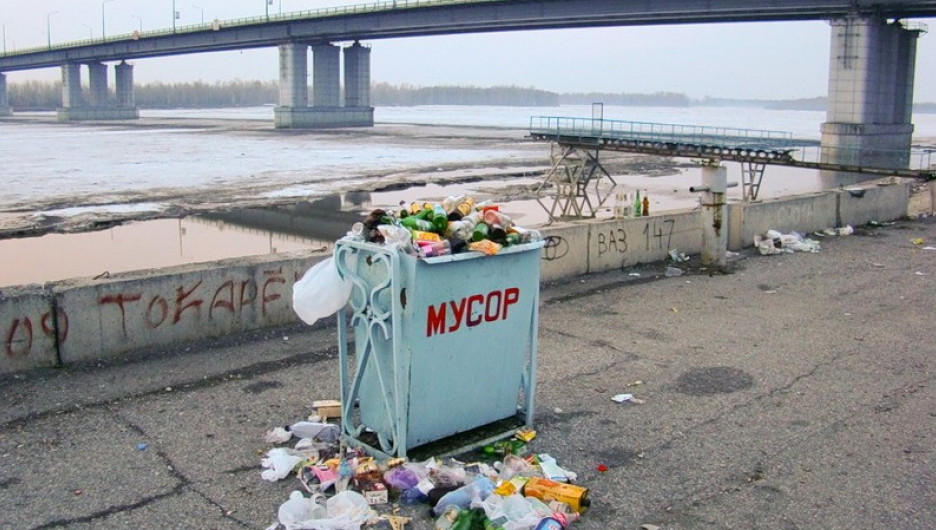 Вывоз мусора в Барнауле.