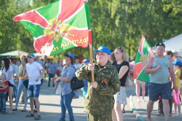 День пограничника-2016 в Барнауле.