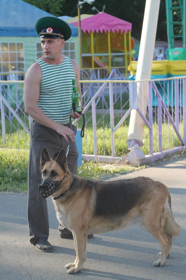 День пограничника-2016 в Барнауле.