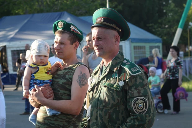 День пограничника-2016 в Барнауле.