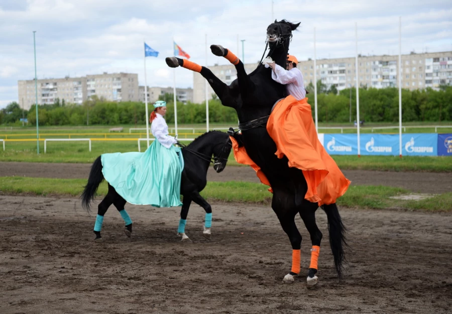 На скачках Grand-Prix Монте-Карло в Барнауле.