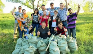 Уборка пляжа.