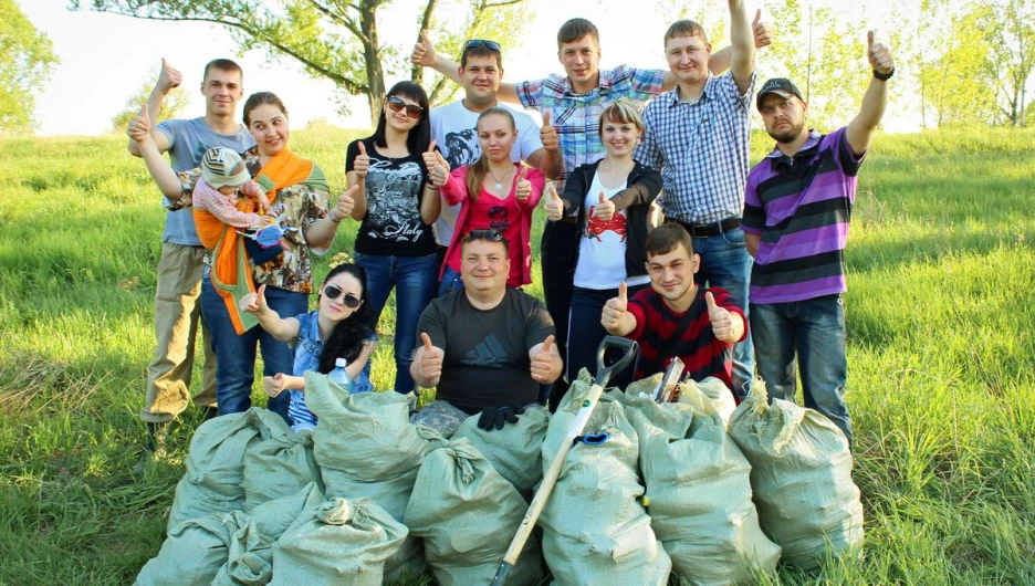 Уборка пляжа.